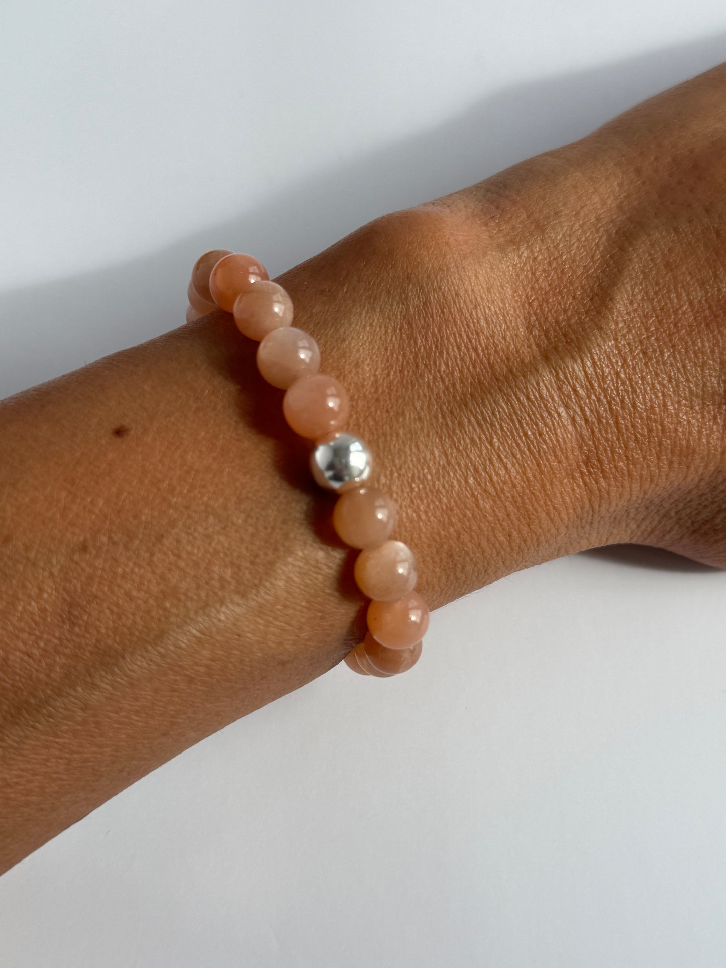 Sunstone Intention 8mm Gemstone Bracelet