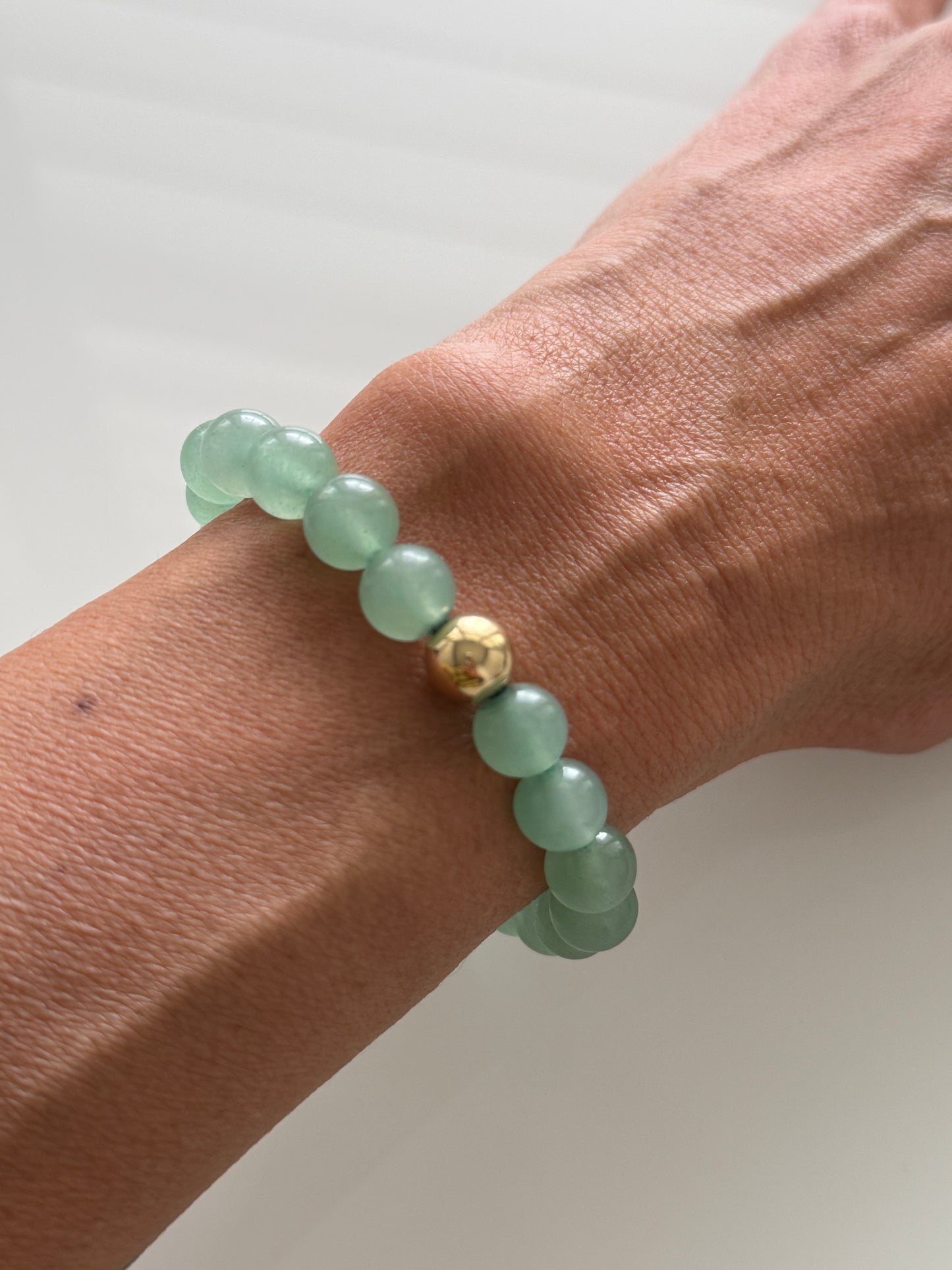 Green Aventurine Intention 8mm Gemstone Bracelet