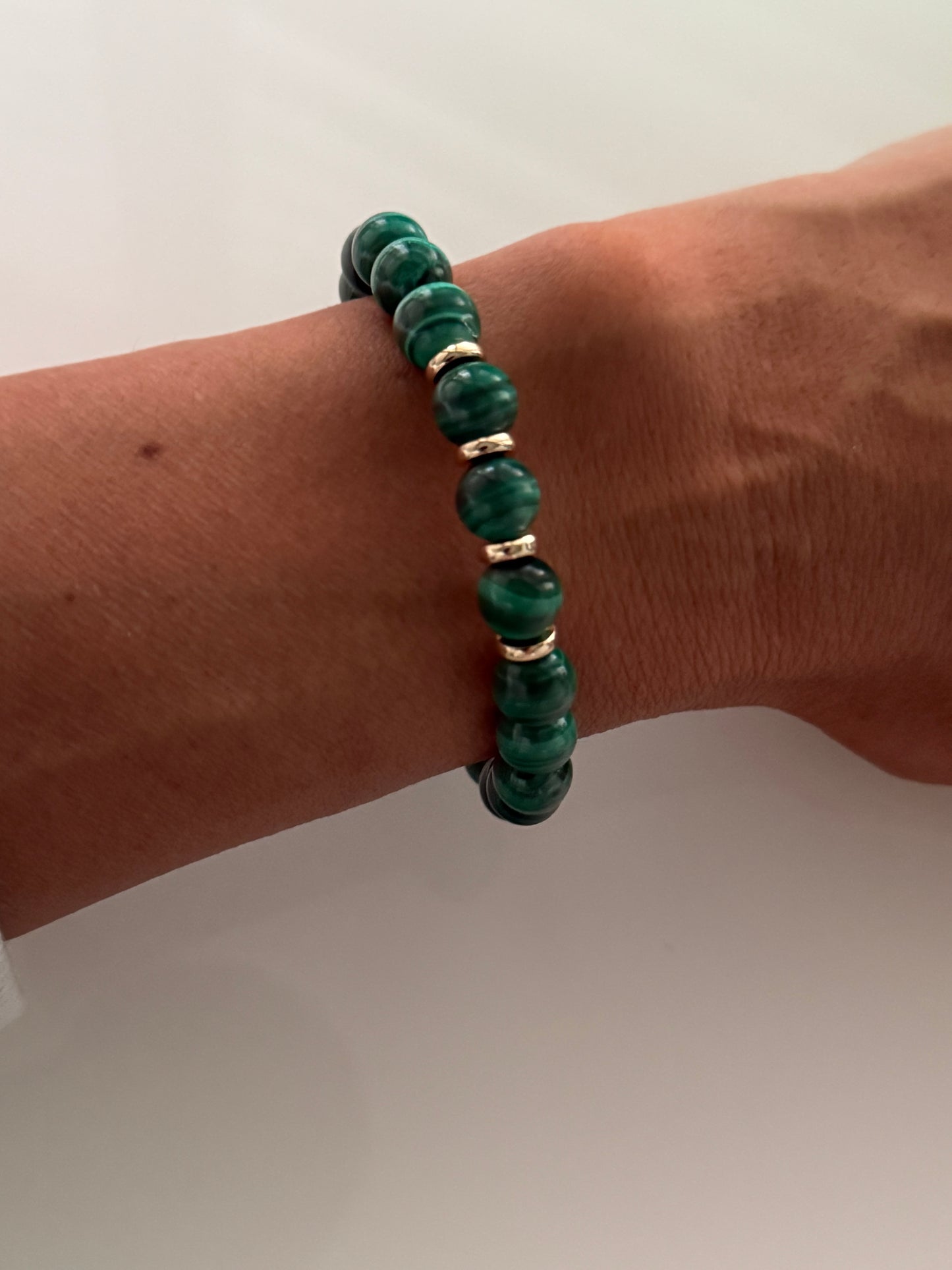 Malachite Intention 8mm Gemstone Bracelet
