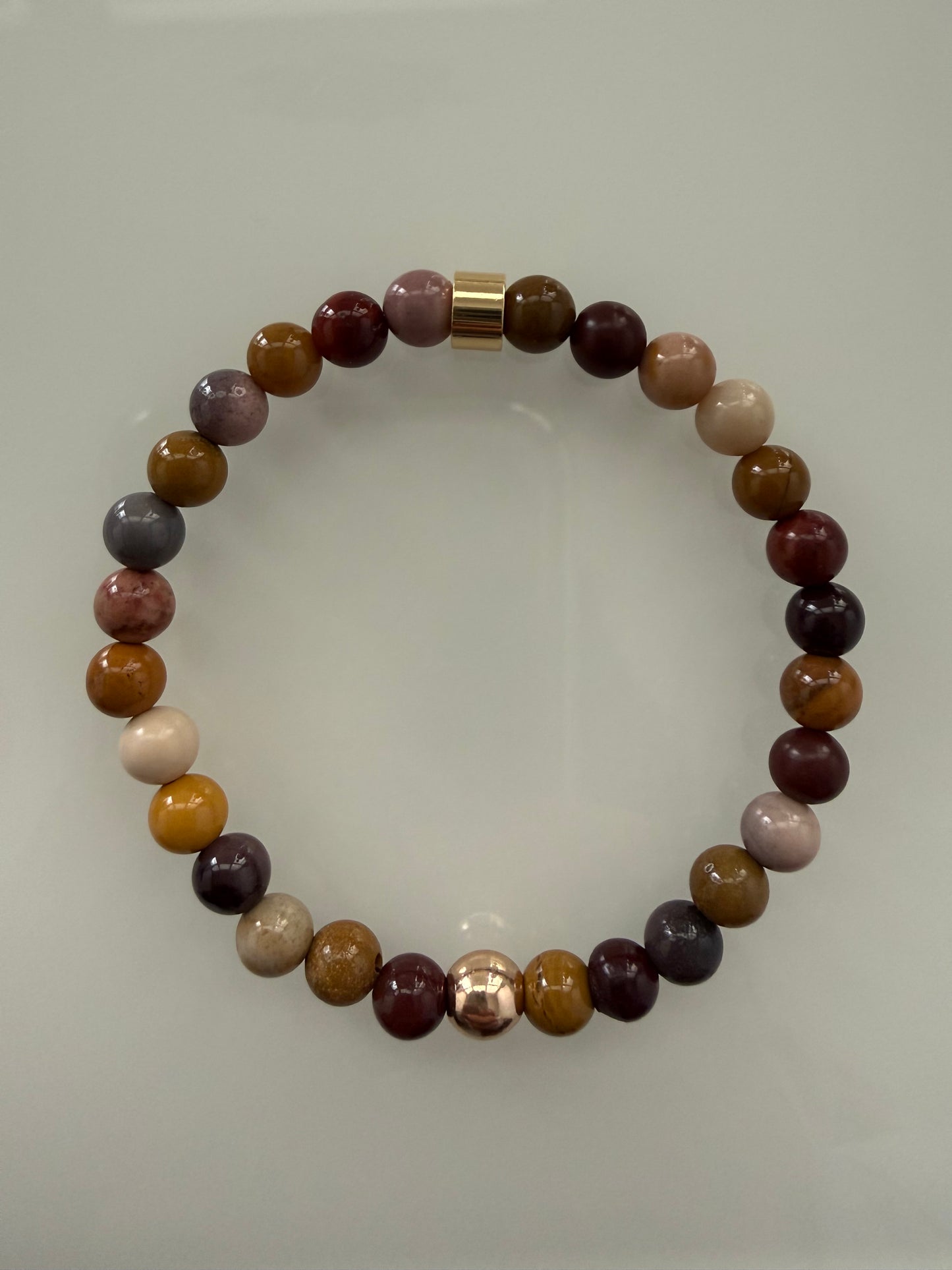 Mookaite Intention 6mm Gemstone bracelet