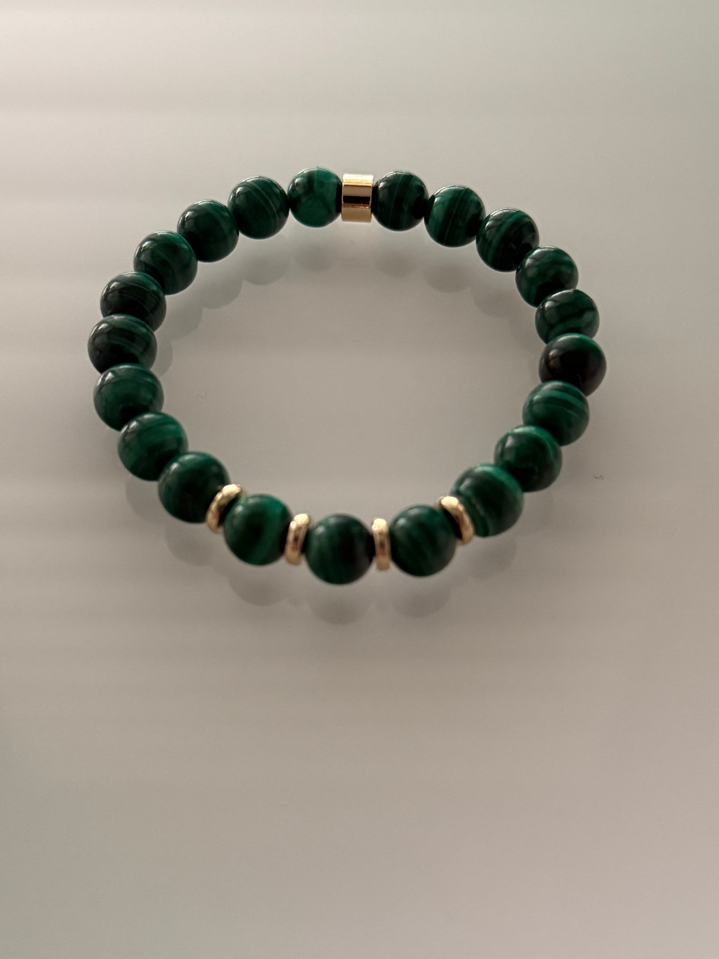 Malachite Intention 8mm Gemstone Bracelet