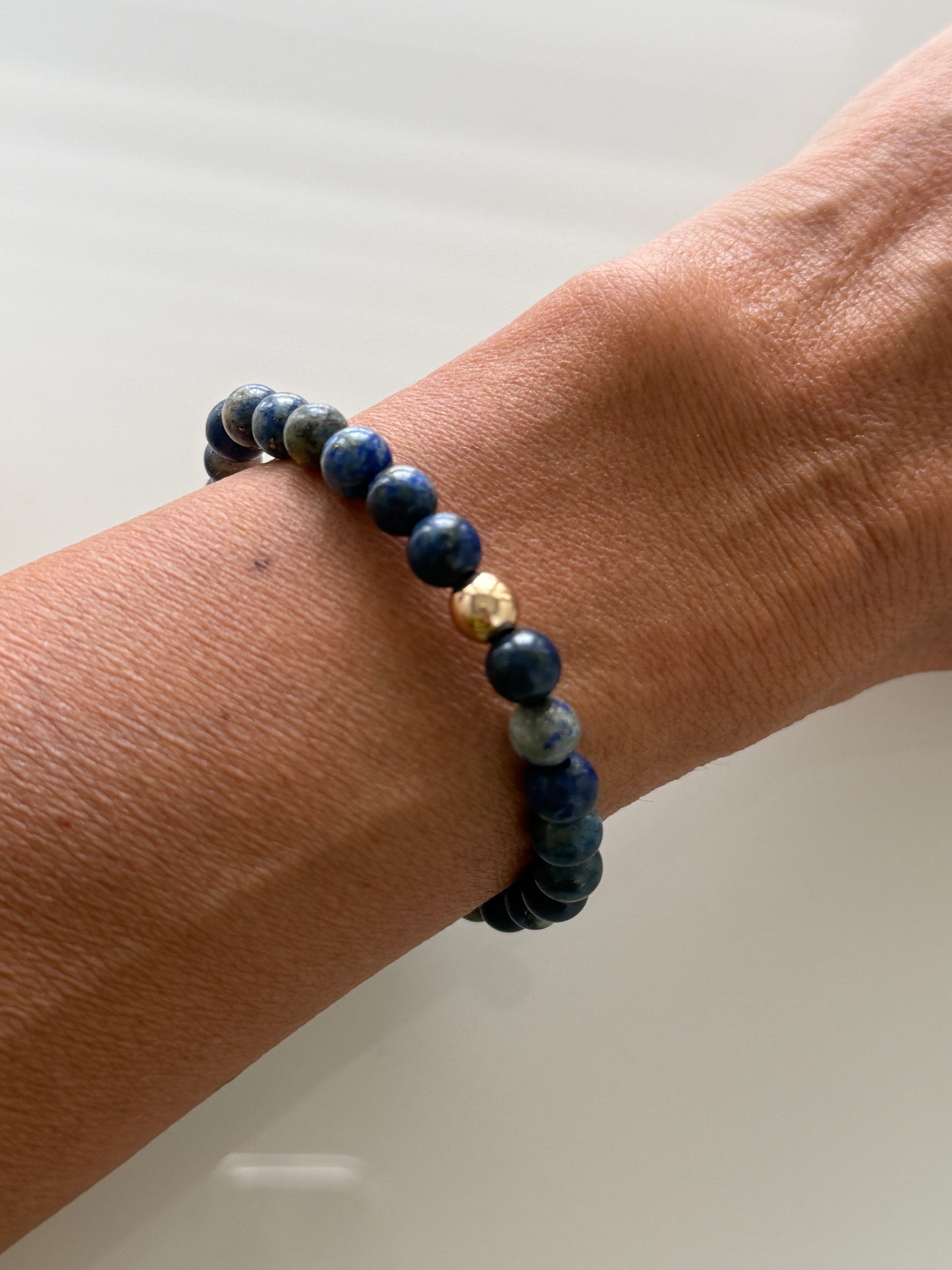 Lapis Lazuli Intention 6mm Gemstone Bracelet