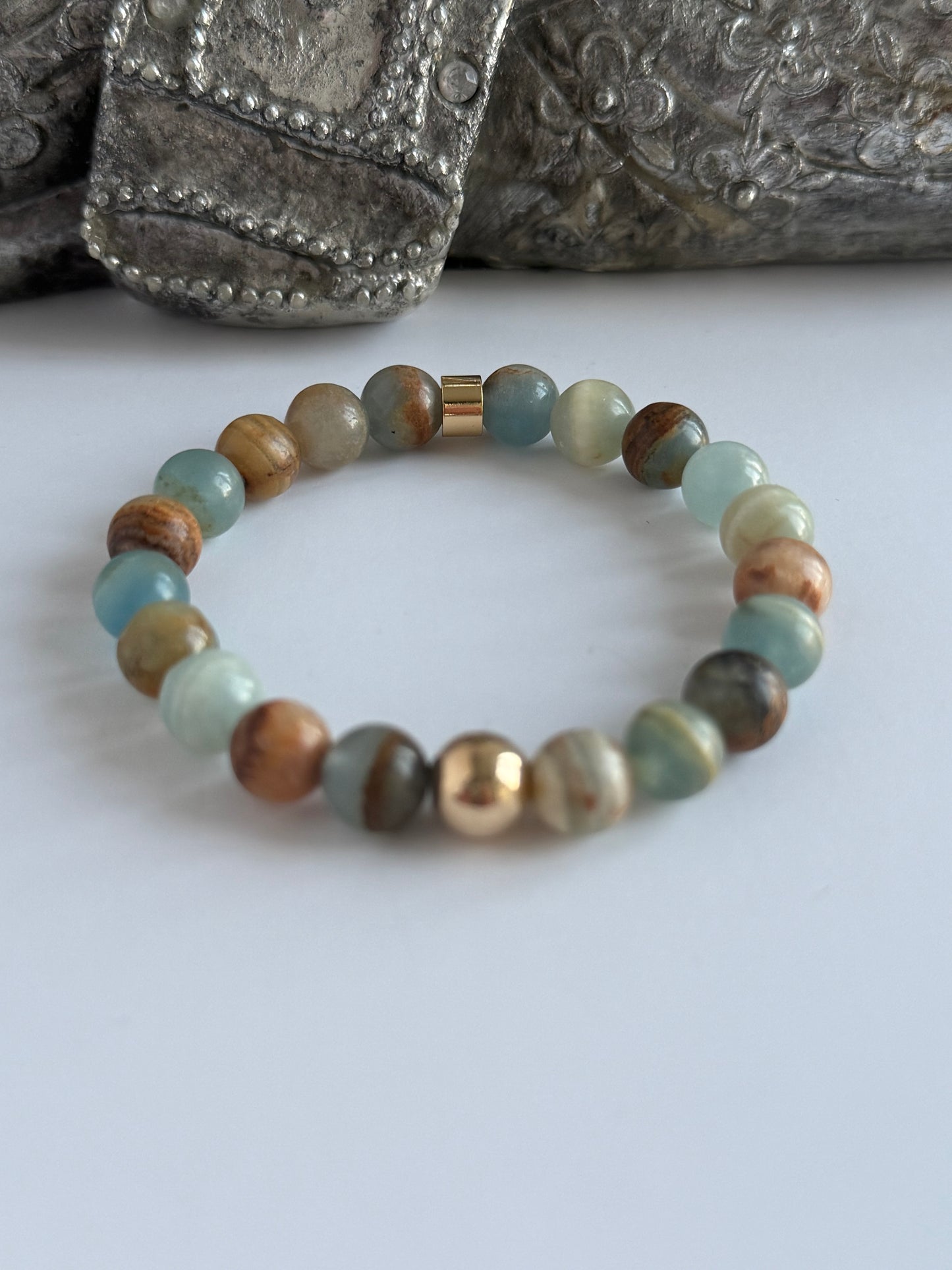 Calcite Intention 8mm Gemstone Bracelet