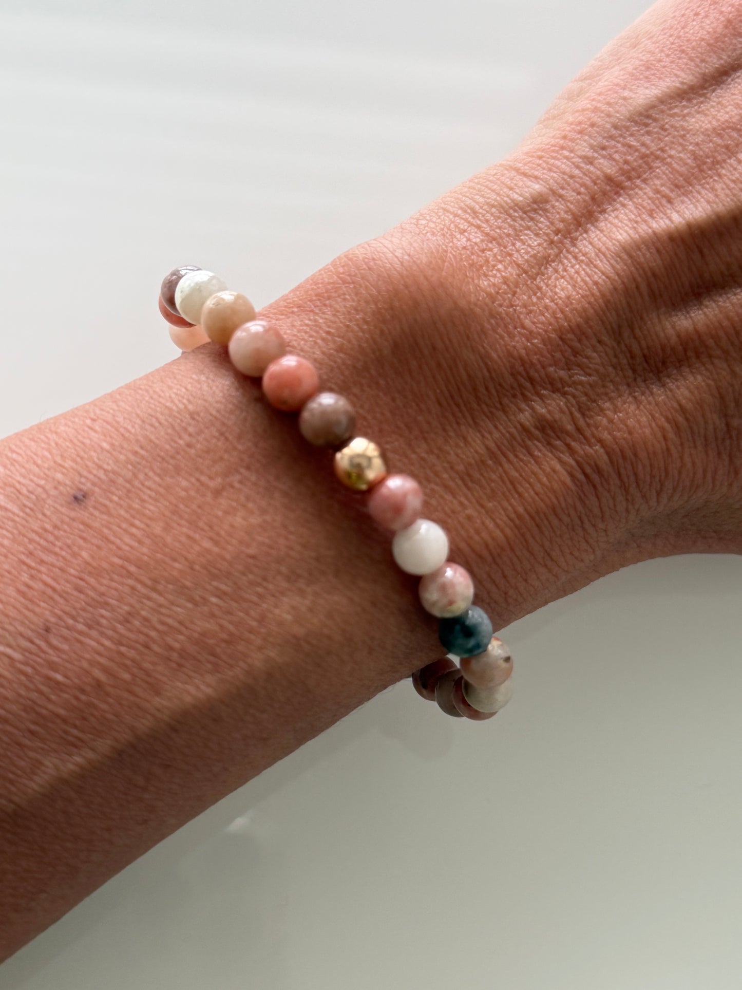 Pink Lepidolite Intention 6mm Gemstone Bracelet