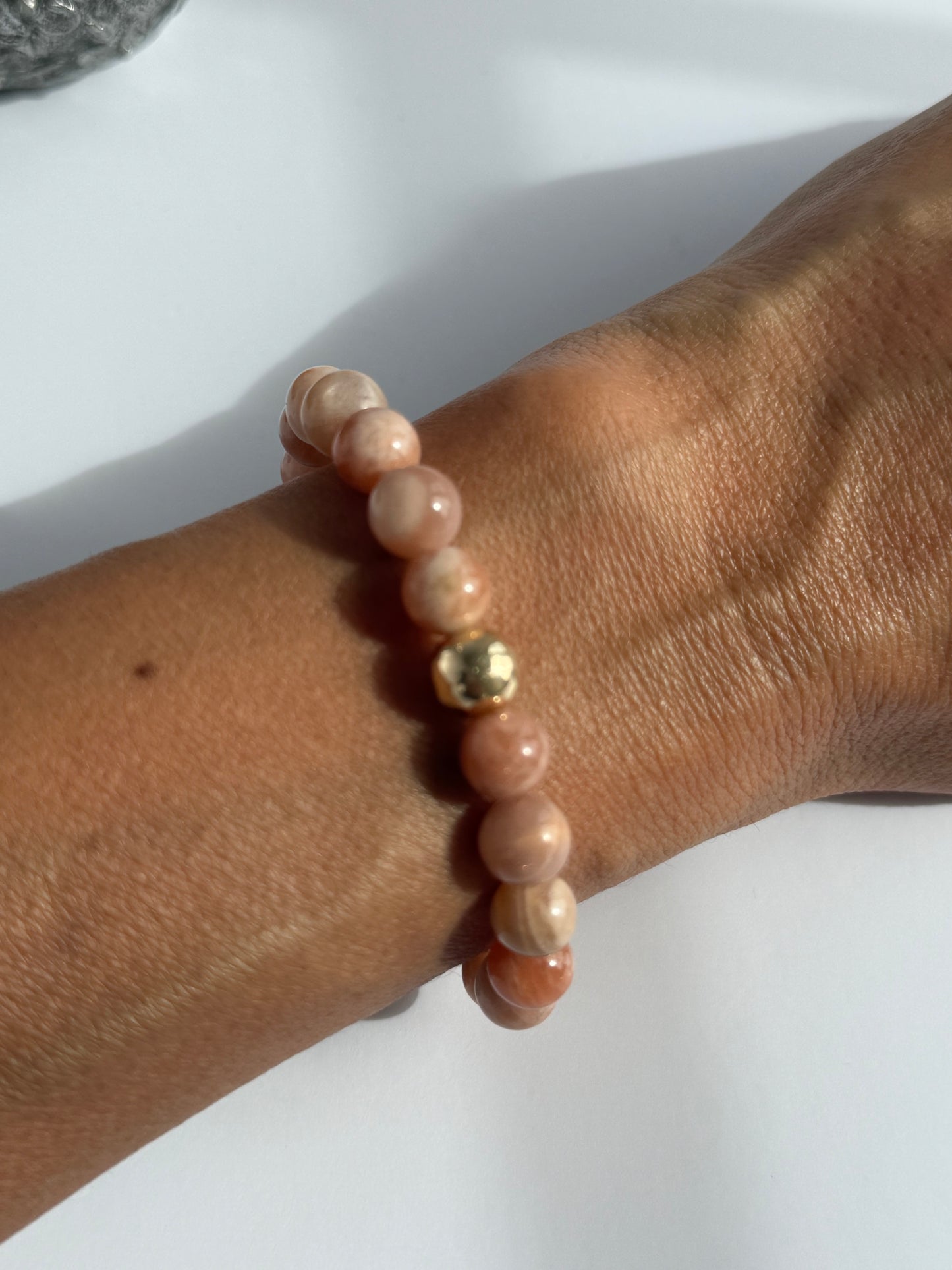 Sunstone Intention 8mm Gemstone Bracelet