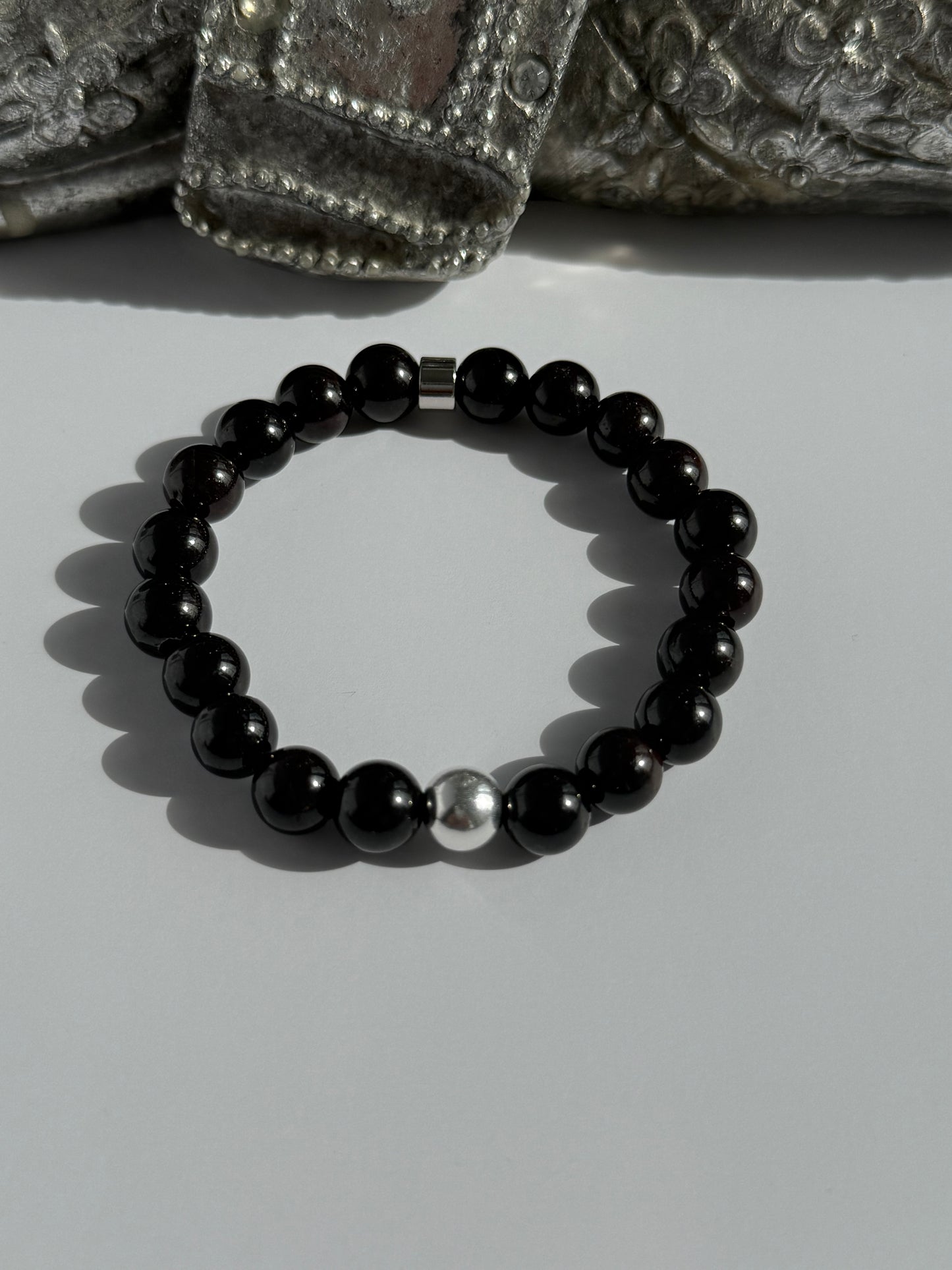 Garnet Intention Bracelet – 8mm