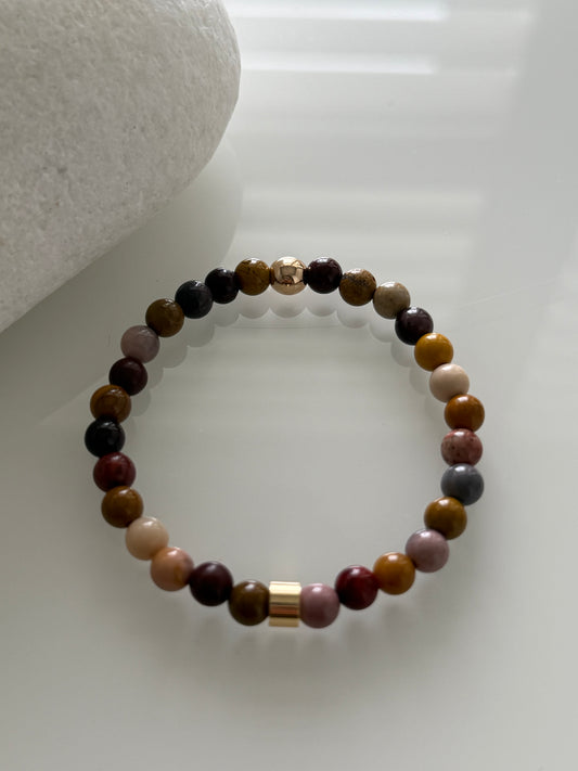 Mookaite Intention 6mm Gemstone bracelet