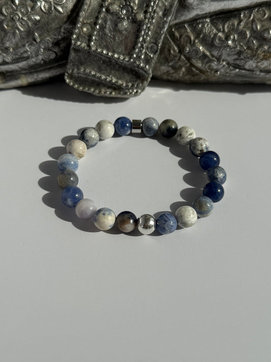 Sodalite Intention 8mm Gemstone Bracelet