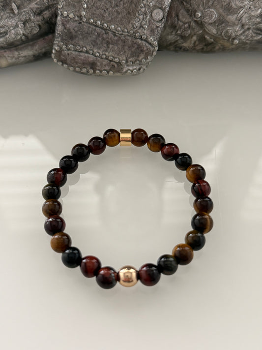 Tiger Eye Intention 6mm Gemstone Bracelet
