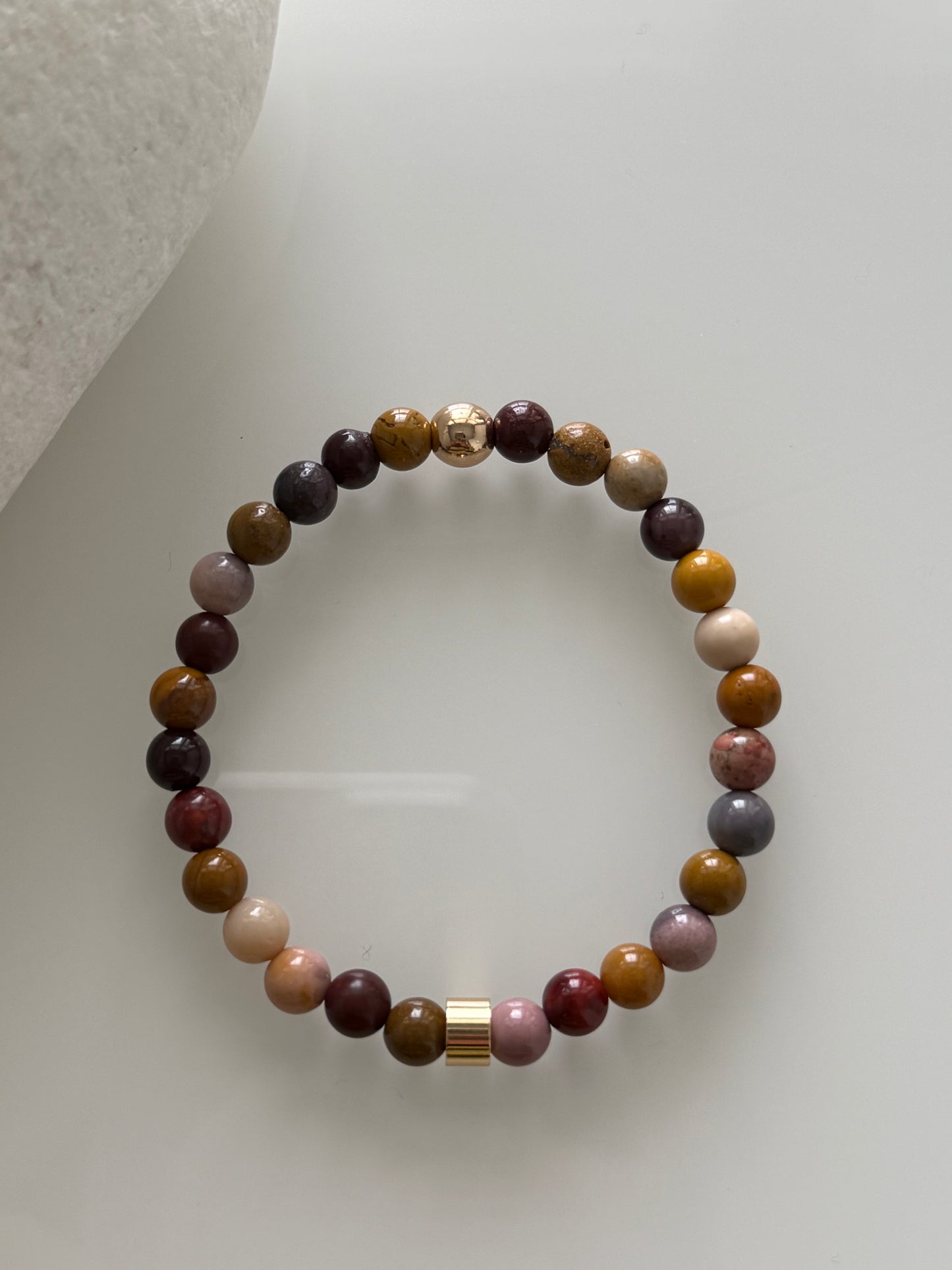 Mookaite Intention 6mm Gemstone bracelet
