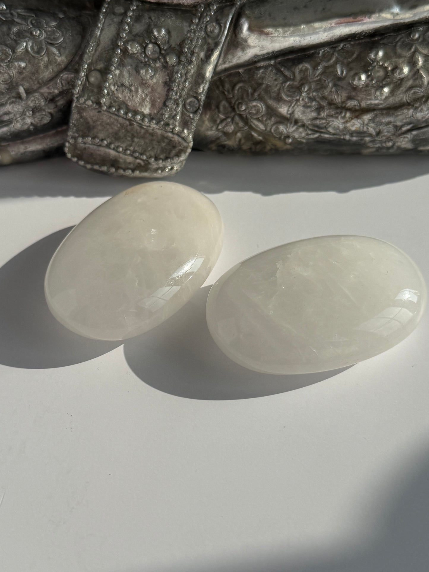 Crystal Quartz Palm Stone 6cm 1 count