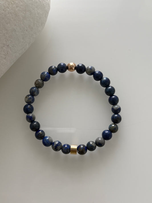 Lapis Lazuli Intention 6mm Gemstone Bracelet