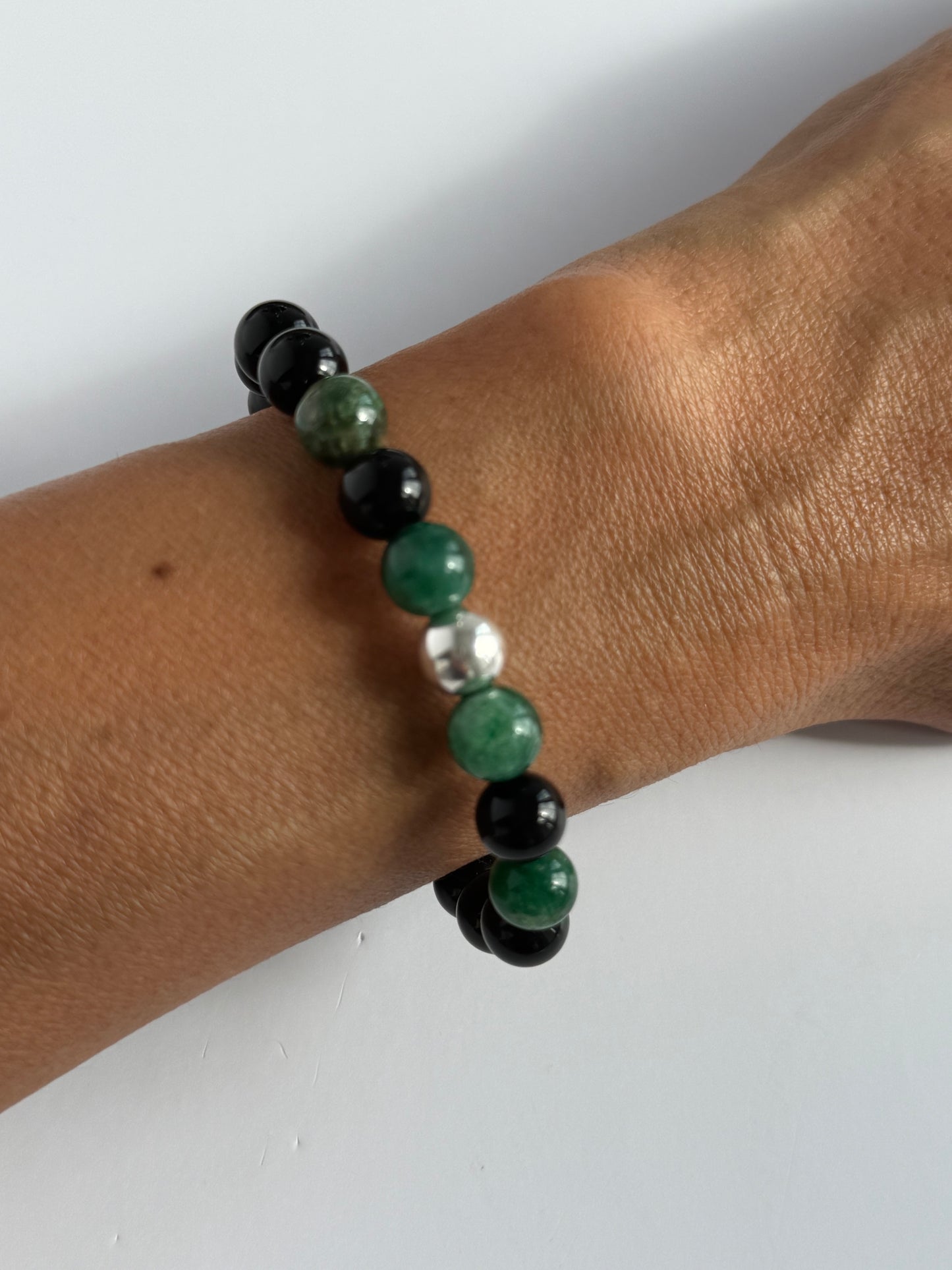 Obsidian & Lepidolite Intention Bracelet – 8mm
