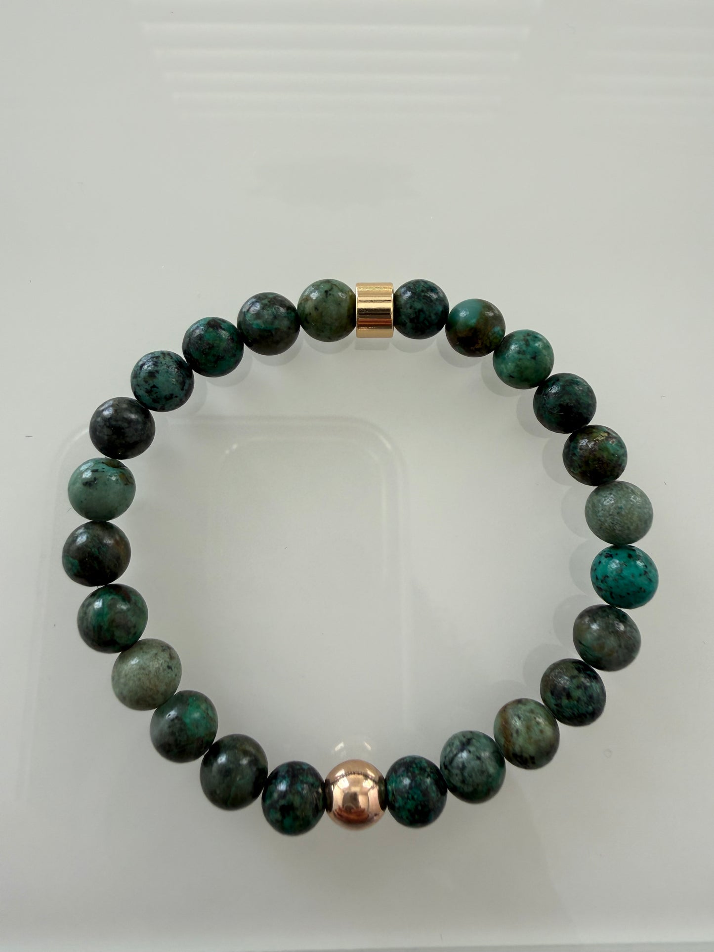 African Turquoise Intention 6mm Gemstone Bracelet