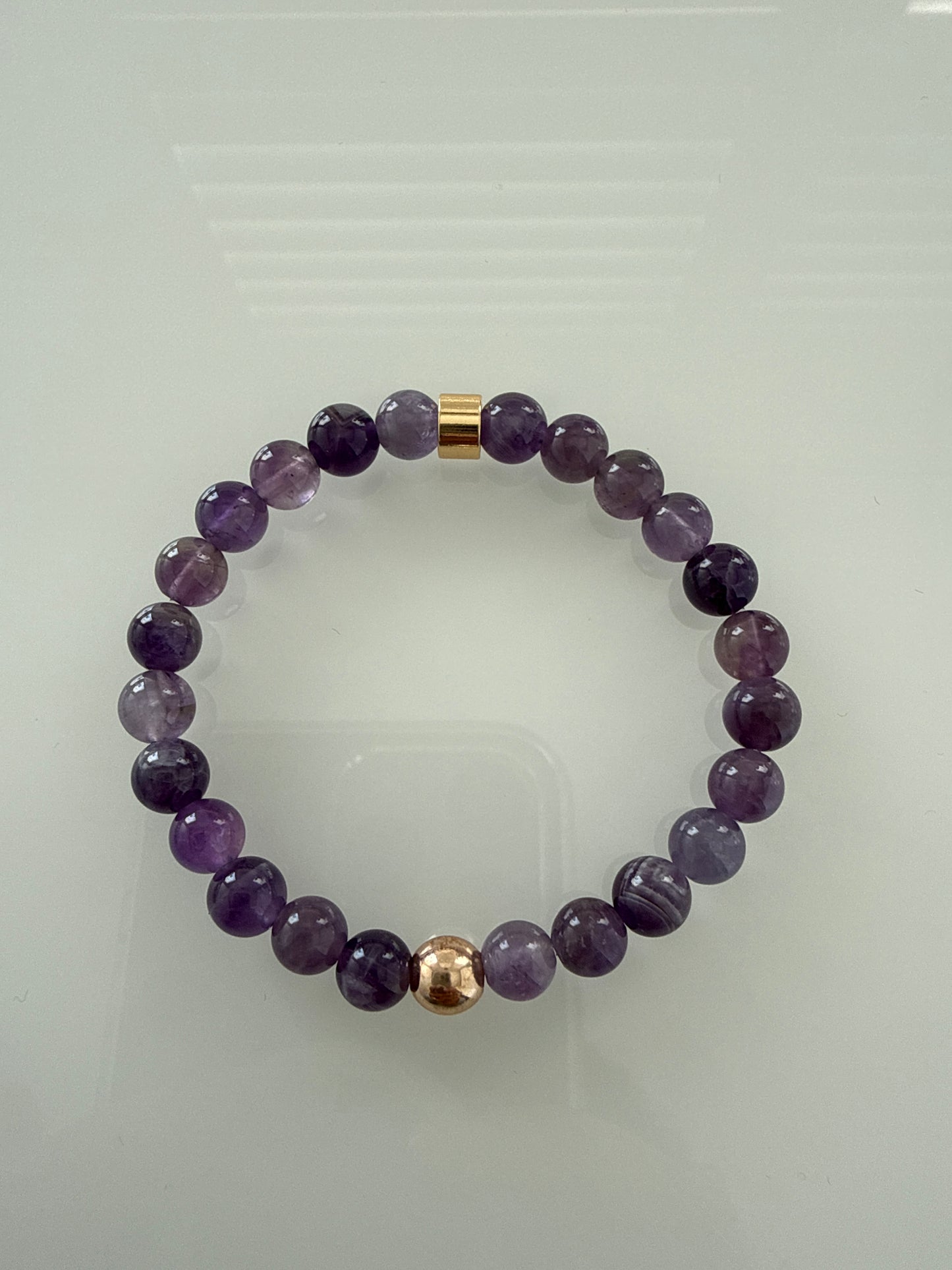 Amethyst Intention 6mm Gemstone Bracelet